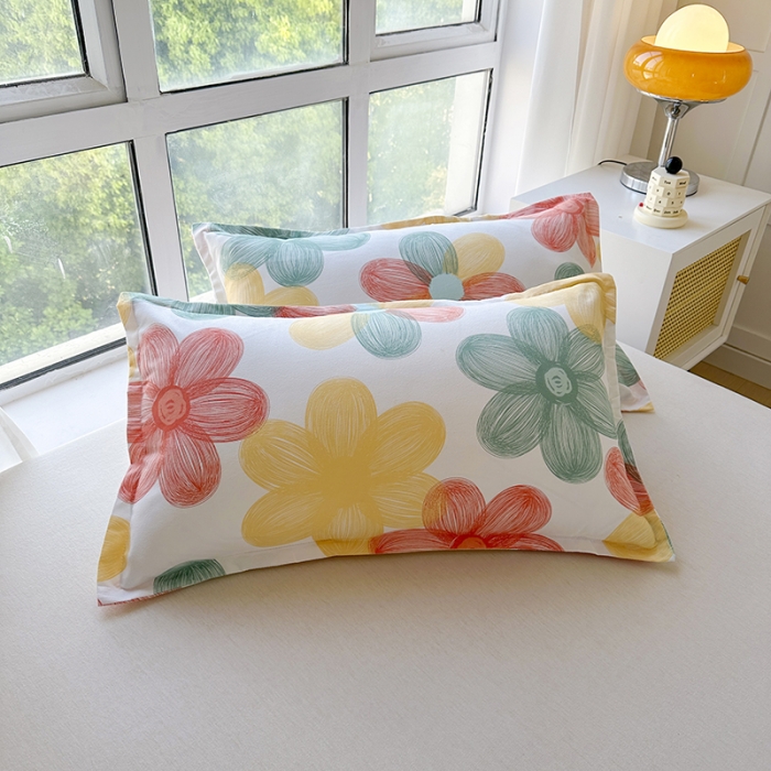 91家纺网 家纺一手货源 找家纺 （总）赫然 新款斜纹磨毛床单三件套