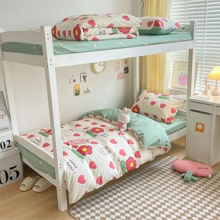 金鑫汇 2023新款全棉宿舍印花三件套 初暖