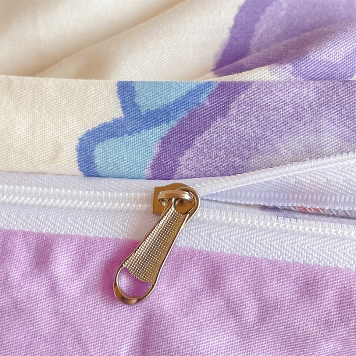 91家纺网 家纺一手货源 找家纺 金鑫汇 2023新款全棉宿舍印花三件套 梦幻兔