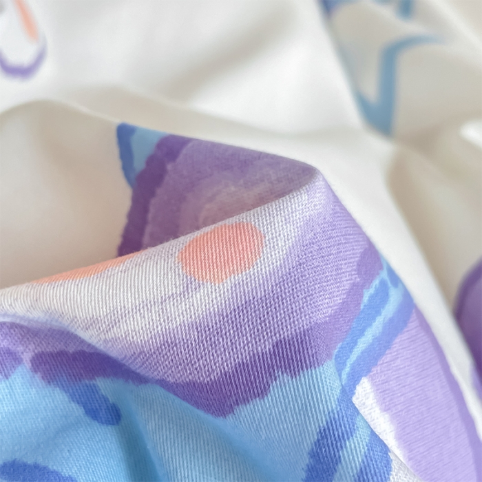 91家纺网 家纺一手货源 找家纺 金鑫汇 2023新款全棉宿舍印花三件套 梦幻兔