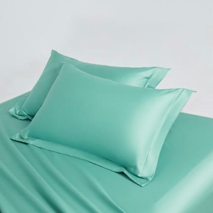 芭提岛 2023新款出口五星级酒店120支贡缎长绒棉单枕套 优雅绿