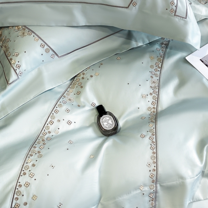 91家纺网 家纺一手货源 找家纺 （总）品家居 2025新款长绒棉四件套-香风徐来