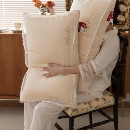 拾光 2023新款一晚燕窝亲肤枕枕头枕芯系列 蜜黄