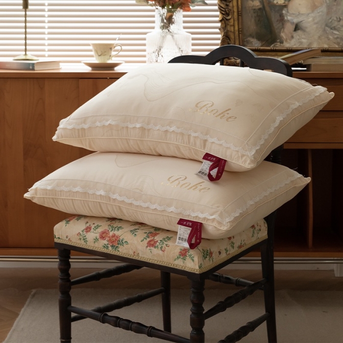 91家纺网 家纺一手货源 找家纺 拾光 2023新款一晚燕窝亲肤枕枕头枕芯系列 蜜黄