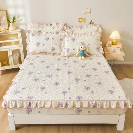 91家纺网 家纺一手货源 找家纺 （总）宜凡 2023新款全棉印花床笠三件套