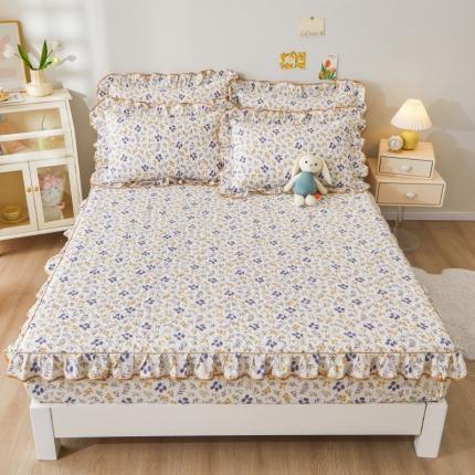 91家纺网 家纺一手货源 找家纺 （总）宜凡 2023新款全棉印花床笠三件套