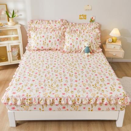 91家纺网 家纺一手货源 找家纺 （总）宜凡 2023新款全棉印花床笠三件套