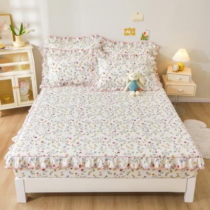 91家纺网 家纺一手货源 找家纺 （总）宜凡 2023新款全棉印花床笠三件套