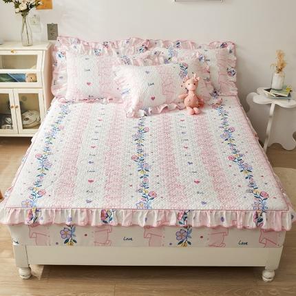 宜凡 2023新款全棉印花床笠三件套 千寻