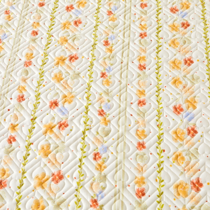 91家纺网 家纺一手货源 找家纺 宜凡 2023新款全棉印花床笠三件套 露西