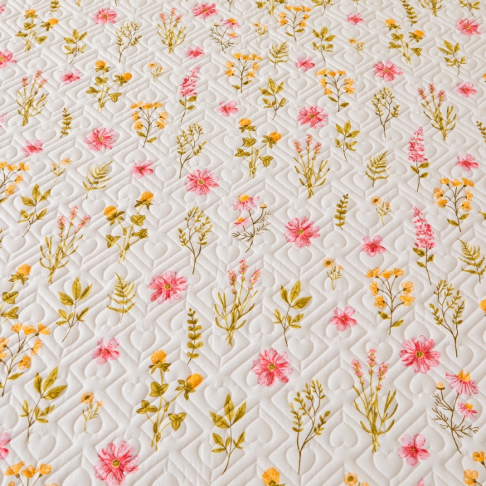 91家纺网 家纺一手货源 找家纺 宜凡 2023新款全棉印花床笠三件套 微梦