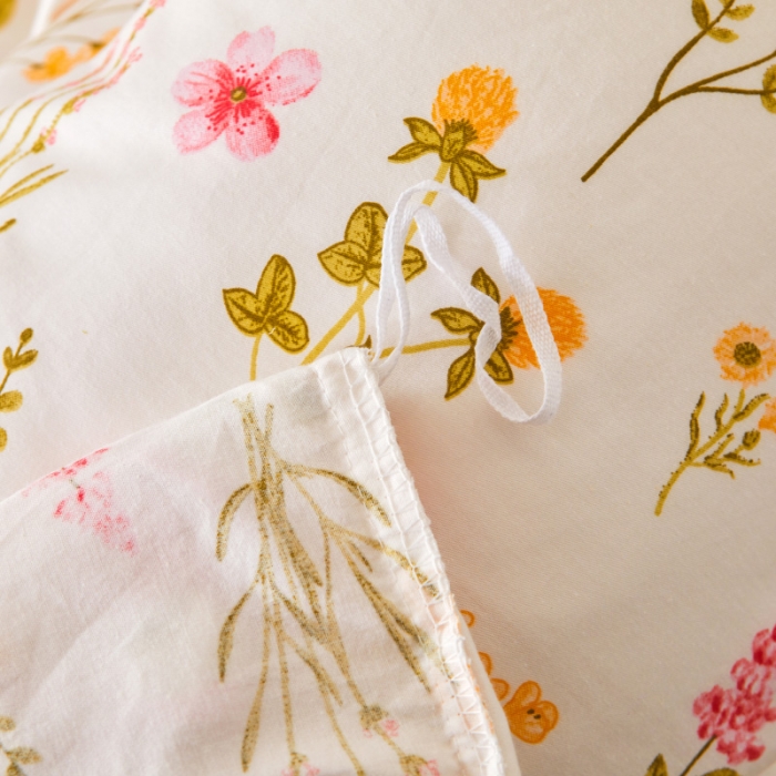 91家纺网 家纺一手货源 找家纺 宜凡 2023新款全棉印花床笠四件套 微梦