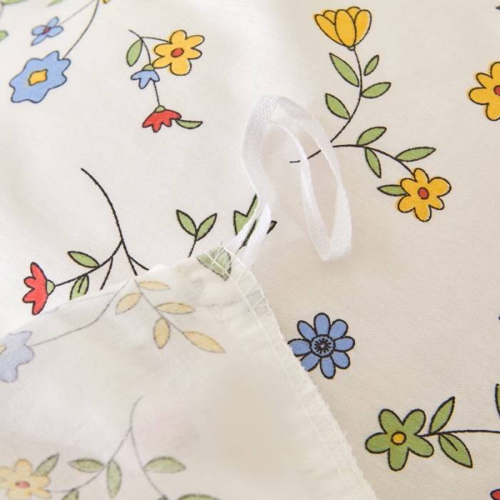 91家纺网 家纺一手货源 找家纺 宜凡 2023新款全棉印花床笠四件套 夏沫