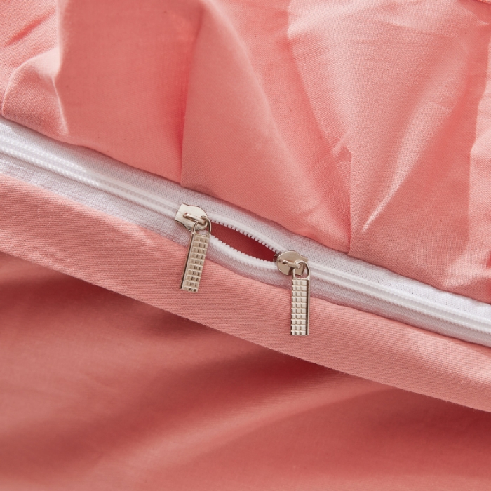 91家纺网 家纺一手货源 找家纺 宜凡 2023新款全棉印花床笠四件套 洋红