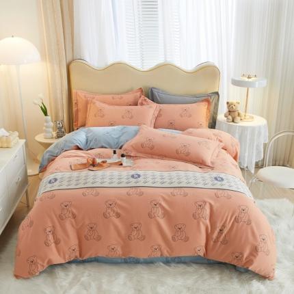 91家纺网 家纺一手货源 找家纺 （总）金纱玉纺家纺 2024新款加厚AB版四件套