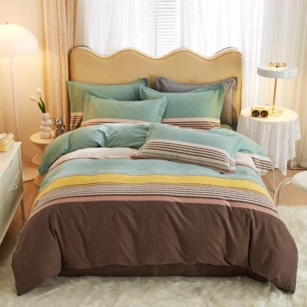 91家纺网 家纺一手货源 找家纺 （总）金纱玉纺家纺 2024新款加厚AB版四件套