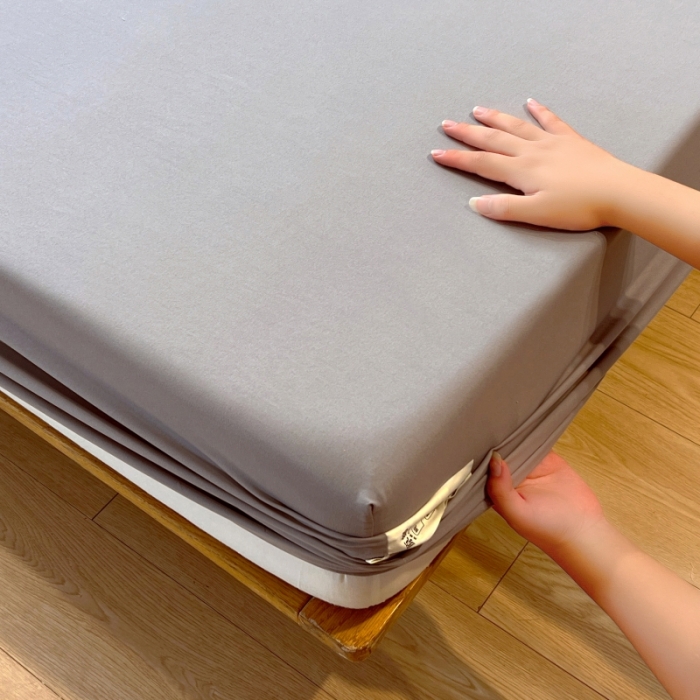 91家纺网 家纺一手货源 找家纺 （总）西域种棉人 2023新款A类原棉防水床笠床罩透气隔尿全包保护套