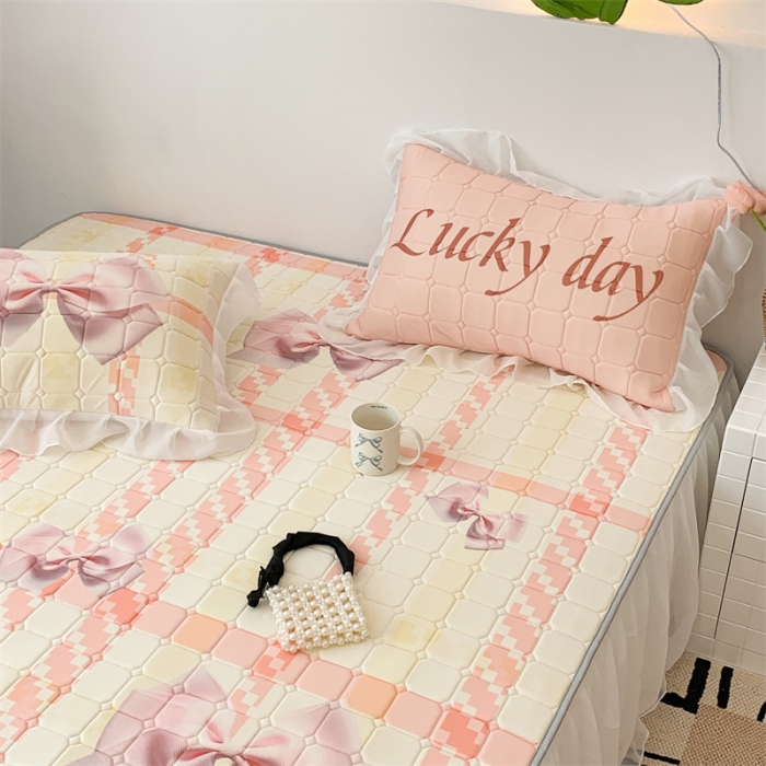 91家纺网 家纺一手货源 找家纺 （总）昔可 2023新款单层雪纺床裙花边款