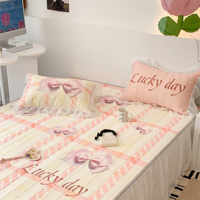 91家纺网 家纺一手货源 找家纺 （总）昔可 2023新款单层雪纺床裙花边款