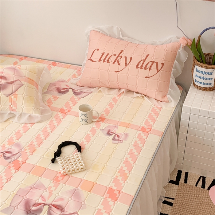 91家纺网 家纺一手货源 找家纺 （总）昔可 2023新款单层雪纺床裙花边款