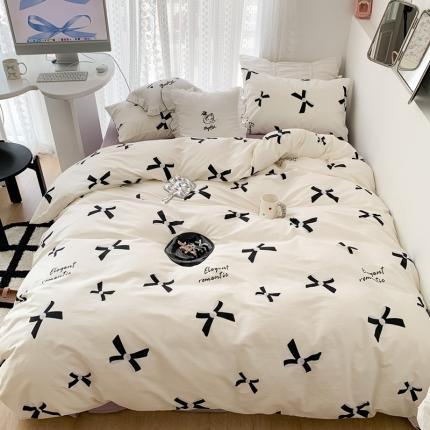 （总）昔可 2023新款全棉四件套