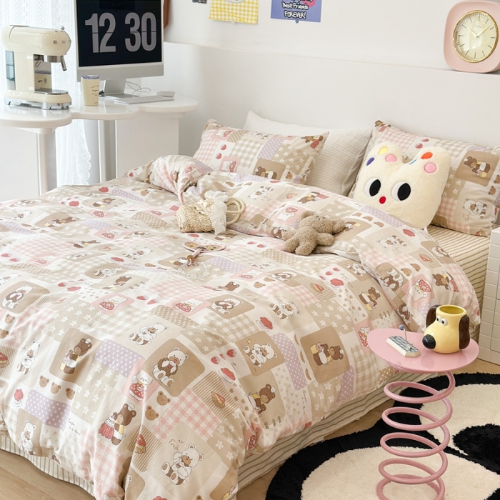 91家纺网 家纺一手货源 找家纺 （总）昔可 2023新款全棉四件套