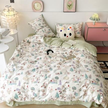 91家纺网 家纺一手货源 找家纺 （总）昔可 2023新款全棉四件套