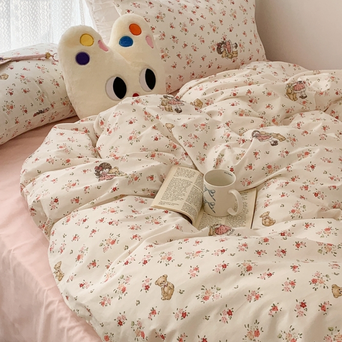 91家纺网 家纺一手货源 找家纺 （总）昔可 2023新款全棉四件套