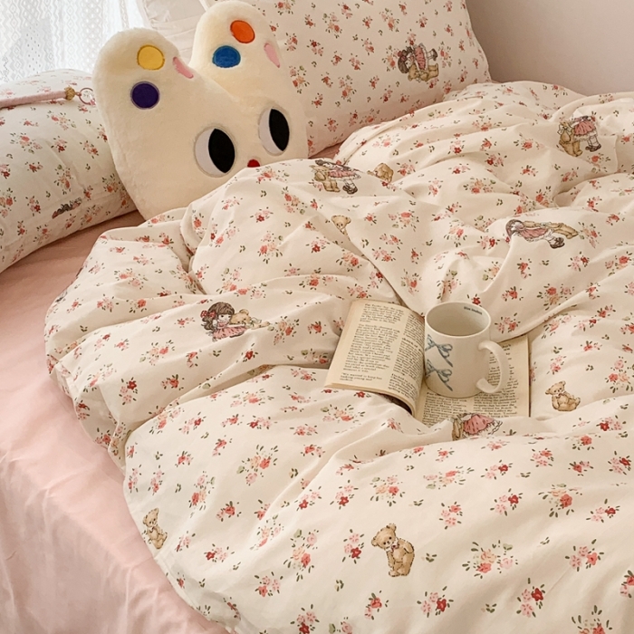 91家纺网 家纺一手货源 找家纺 （总）昔可 2023新款全棉四件套