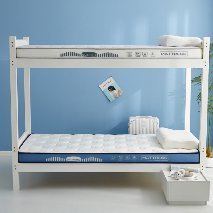 91家纺网 家纺一手货源 找家纺 祁恋婷 2023新款A类牛奶丝乳胶抗压学生床垫【床垫遮盖物】 繁星-海因蓝