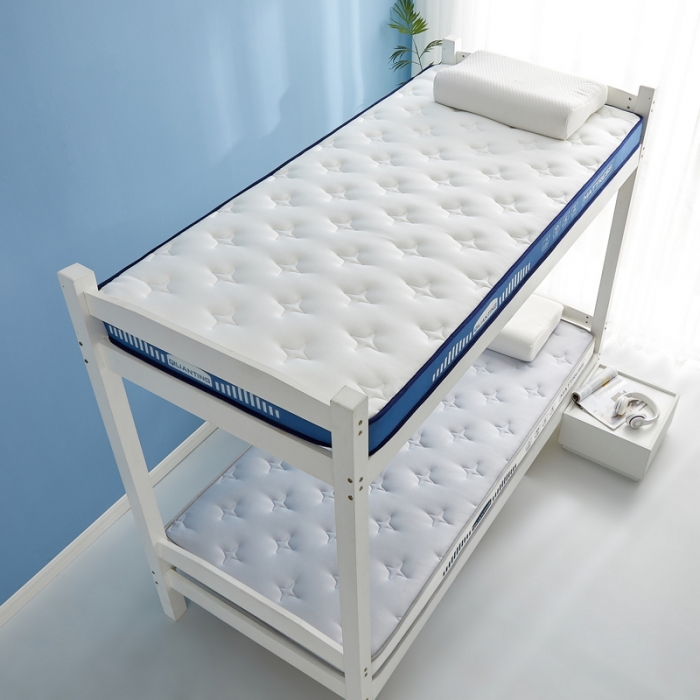 91家纺网 家纺一手货源 找家纺 祁恋婷 2023新款A类牛奶丝乳胶抗压学生床垫【床垫遮盖物】 繁星-海因蓝