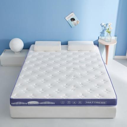 91家纺网 家纺一手货源 找家纺 祁恋婷 2023新款A类牛奶丝乳胶记忆棉床垫【床垫遮盖物】 繁星-凝夜紫