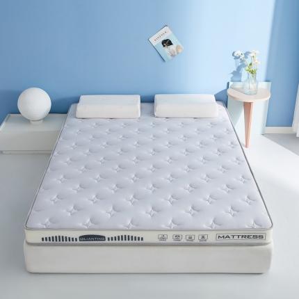 91家纺网 家纺一手货源 找家纺 祁恋婷 2023新款A类牛奶丝乳胶记忆棉床垫【床垫遮盖物】 繁星-烟墨灰