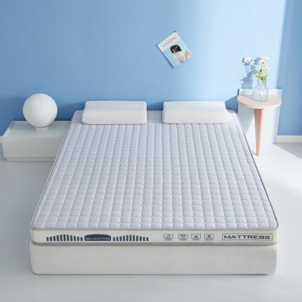 91家纺网 家纺一手货源 找家纺 祁恋婷 2023新款A类牛奶丝乳胶记忆棉床垫【床垫遮盖物】 几何-烟墨灰