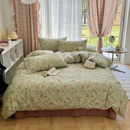 91家纺网 家纺一手货源 找家纺 (总) 雅居纺 2023新款13070全棉印花四件套