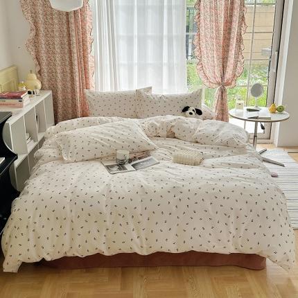 91家纺网 家纺一手货源 找家纺 (总) 雅居纺 2023新款13070全棉印花四件套