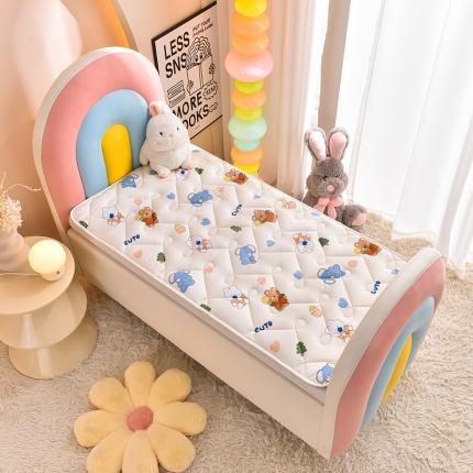 91家纺网 家纺一手货源 找家纺 （总）宝贝优选 2023新款宝贝优选儿童棉花床垫薄/厚款（可机洗）