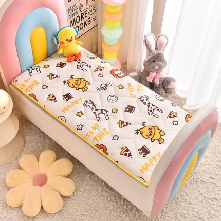 91家纺网 家纺一手货源 找家纺 宝贝优选 2023新款宝贝优选儿童棉花床垫薄/厚款（可机洗） 马戏团-厚款