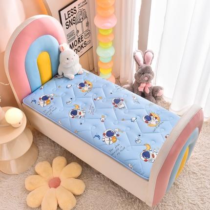 91家纺网 家纺一手货源 找家纺 宝贝优选 2023新款宝贝优选儿童棉花床垫薄/厚款（可机洗） 太空梦-厚款