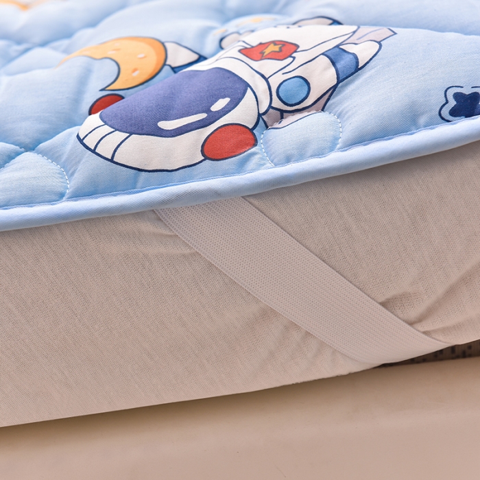 91家纺网 家纺一手货源 找家纺 （总）宝贝优选 2023新款宝贝优选儿童棉花床垫薄/厚款（可机洗）