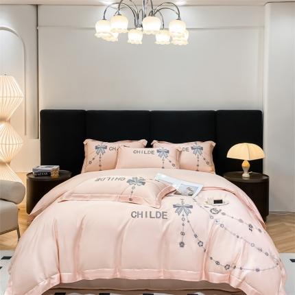 91家纺网 家纺一手货源 找家纺 总 博纳 2023新款天丝四件套—华尔兹系列