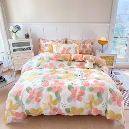 91家纺网 家纺一手货源 找家纺 （总）帛织澜 12868全棉喷气印花四件套