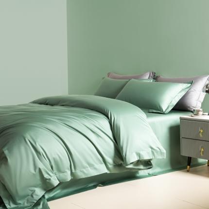 91家纺网 家纺一手货源 找家纺 （总）艾佳 2025新款50s长绒棉纯色四件套