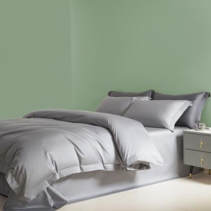 91家纺网 家纺一手货源 找家纺 （总）艾佳 2025新款50s长绒棉纯色四件套