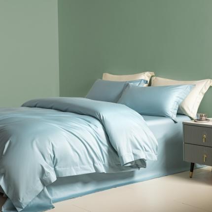 91家纺网 家纺一手货源 找家纺 （总）艾佳 2025新款50s长绒棉纯色四件套