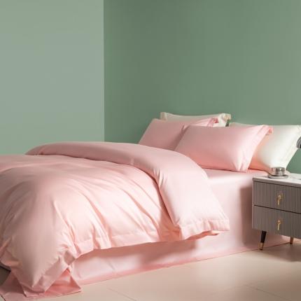 91家纺网 家纺一手货源 找家纺 （总）艾佳 2025新款50s长绒棉纯色四件套