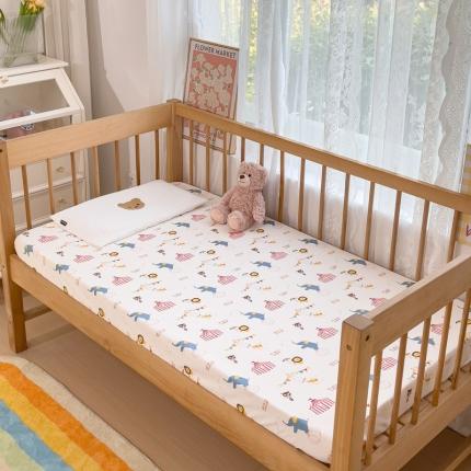 91家纺网 家纺一手货源 找家纺 总期遇 2023新款全棉婴儿防水床笠纯棉针织棉儿童A类床垫保护套可定制