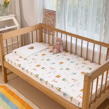 91家纺网 家纺一手货源 找家纺 总期遇 2023新款全棉婴儿防水床笠纯棉针织棉儿童A类床垫保护套可定制