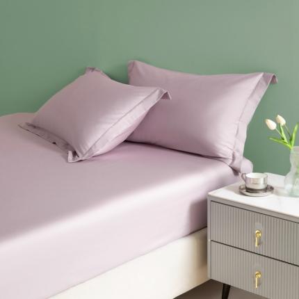 艾佳 2025新款50s长绒棉纯色单品枕套 加仑紫