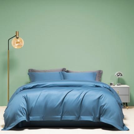 91家纺网 家纺一手货源 找家纺 （总）艾佳 2025新款50s长绒棉纯色单品被套